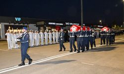 Şehitlerimiz askeri törenle son yolculuklarına uğurlandı