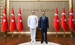 Tümamiral Mehmet Savaş Eser'den Vali İlhami Aktaş’a Ziyaret