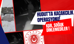 Kar, Soğuk Dinlemediler ! Sınırda Kaçakçılık Operasyonu!