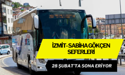 İzmit - Sabiha Gökçen Seferleri 28 Şubat’ta Sona Eriyor
