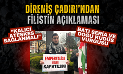 Direniş Çadırı’ndan Filistin Açıklaması: “Kalıcı Ateşkes Sağlanmalı”