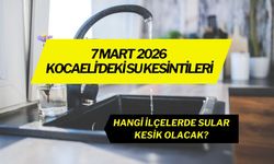 Kocaeli’de Su Kesintisi Uyarısı: 7 Mart 2026