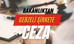 Bakanlıktan Gebzeli şirkete ceza