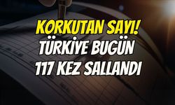 Türkiye Bugün Günde 117 Kez Sallandı