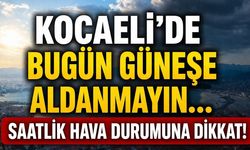 Kocaeli'de Pazartesi Alarmı! Sağanak Yağış Geliyor