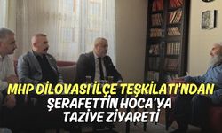 MHP Dilovası İlçe Teşkilatı’ndan Şerafettin Hoca’ya Taziye Ziyareti