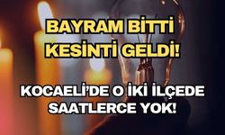 Kocaeli Elektrik Kesintisi: 31 Mayıs Pazar Kartepe ve Dilovası'nda SEDAŞ Elektrikleri Kesecek!