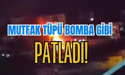 Dilovası'nda Mutfak Tüpü Bomba Gibi Patladı!