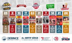 Derince'de Yeşilçam Nostaljisi: 2026 Yaz Sinema Günleri 26 Haziran'da Başlıyor