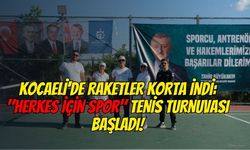 Kocaeli’de Raketler Korta İndi: "Herkes İçin Spor" Tenis Turnuvası Başladı!