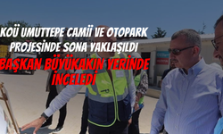 KOÜ Umuttepe Camii ve Otopark Projesinde Sona Yaklaşıldı: Başkan Büyükakın Yerinde İnceledi