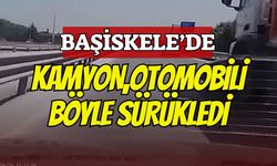 Başiskele D-100’de Dehşet Anları! Kamyon Önüne Kattığı Otomobili Metrelerce Böyle Sürüklendi