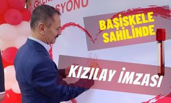 BAŞİSKELE SAHİLİNDE KIZILAY İMZASI