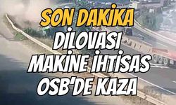 Dilovası Makina İhtisas OSB'de Kaza! Otomobil Ağaçlara Çarptı: Yaralılar Var