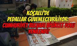 Kocaeli'de Pedallar Güvenle Çevriliyor: Cumhuriyet Bulvarı Bisiklet Yolu Yenilendi!