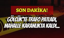 Gölcük Düzağaç Mahallesi’nde Gece Yarısı Trafo Patlaması! Mahalle Karanlığa Gömüldü