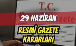 29 Haziran Resmî Gazete’sinde Sağlık Ödemeleri ve Pilotaj Eğitimine Dair Kararlar