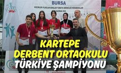 Kartepe Derbent Ortaokulu Türkiye Şampiyonu