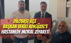 Dilovası İlçe Başkan Vekili Adıgüzel’e Hastanede Moral Ziyareti