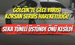 Gölcük’te Gece Yarısı Korsan Servis Hareketliliği! Seka Tüneli Üstünde Önü Kesildi