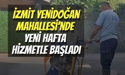 İzmit Yenidoğan Mahallesi’nde Yeni Hafta Hizmetle Başladı