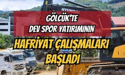 Gölcük Belediyesi 5 Bin 400 Metrekarelik Dev Tesisin Hafriyat Çalışmalarını Başlattı