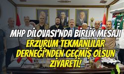 MHP Dilovası’nda Birlik Mesajı: Erzurum Tekmanlılar Derneği'nden Geçmiş Olsun Ziyareti!