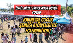 İzmit Millet Bahçesi’nde Büyük Coşku: Karneval Çocuk Şenliği Atölyeleriyle Eğlendiriyor!