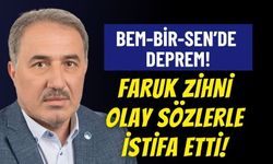 Bem-Bir-Sen'de Deprem: Genel Başkan Yardımcısı Faruk Zihni Zehir Zemberek Sözlerle İstifa Etti!