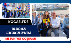 Ulugazi İlkokulu’nda Mezuniyet Coşkusu: 4. Sınıflar Kep Atarak İlkokula Veda Etti!