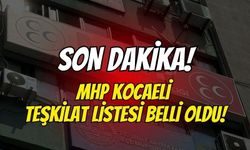 MHP Kocaeli Teşkilat Listesi Belli Oldu! İşte O İsimler...
