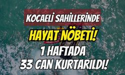 Kocaeli Sahillerinde Hayat Nöbeti Başladı! KOSKEM Sezonun İlk Haftasında 33 Canı Kurtardı