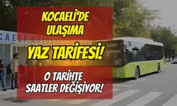 Kocaeli'de Ulaşımda Yaz Dönemi: Sefer Saatleri Ne Olacak?