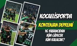 Körfez’de Kontenjan Depremi: 16 Yabancıdan Kimler Kalıyor? İşte Kocaelispor’un Git-Kal Listesi!