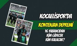 Körfez’de Kontenjan Depremi: 16 Yabancıdan Kimler Kalıyor? İşte Kocaelispor’un Git-Kal Listesi!