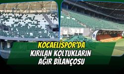 Kocaelispor Taraftarına Stat Ekipmanları Uyarısı: Kırılan 864 Koltuğun Faturası Kulübe Kesildi