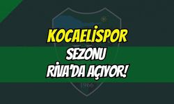 Kocaelispor Sezonu Riva'da Açıyor: Riva Kampında İki Kritik Hazırlık Sınavı Birden