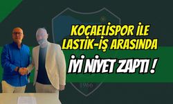 Yeşil-Siyah Sevdaya Dev Destek: Kocaelispor ile Lastik-İş Arasında İyi Niyet Zaptı İmzalandı!