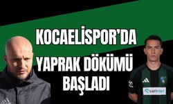 Kocaelispor'da Yaprak Dökümü Başladı! İki Tecrübeli İsimle Yollar Resmen Ayrıldı