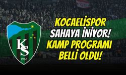 Kocaelispor'un Yeni Sezon Kamp Programı Belli Oldu! Önce Riva, Sonra Topuk Yaylası