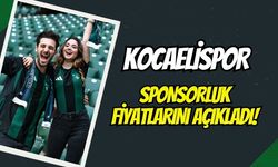 Kocaelispor Sponsorluk Fiyatlarını Açıkladı: İşte Yeni Sezon Bedelleri