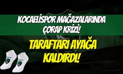 Kocaelispor Mağazasında "Arma" Krizi: Yeni Satışa Çıkan Çoraplar Taraftarı Ayağa Kaldırdı!