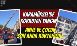 Karamürsel’de 6 Katlı Apartmanda Yangın Dehşeti: Anne ve Çocuk Son Anda Kurtarıldı!