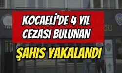 Kocaeli'de 4 Yıl Cezası Bulunan Uyuşturucu Firarisi Yakalandı