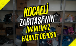Kocaeli Zabıtası’nın İnanılmaz Emanet Deposu! Gırgırdan Altına, Bisikletten Termosa Her Şey Var