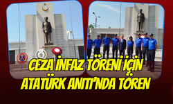 6 Haziran Ceza İnfaz Personeli Günü İçin Atatürk Anıtına Çelenk Sunuldu