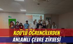 KOÜ'lü Öğrencilerden Anlamlı Çevre Zirvesi: 5 Öğrenci Kulübü Birleşti, Gazeteci Gökay Başcan Ekolojik Krizi Anlattı