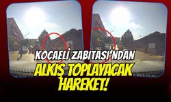 Kocaeli Büyükşehir Zabıtasından Alkış Toplayan Hareket: Araç Kamerası Saniye Saniye Kaydetti!