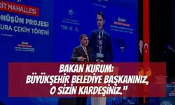 Bakan Murat Kurum Cedit Kürsüsünden Seslendi: "Büyükşehir Belediye Başkanınız O Sizin Kardeşiniz!"