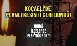 21 Haziran Pazar Kocaeli Elektrik Kesintisi: Nerelerde Elektrik Olmayacak?